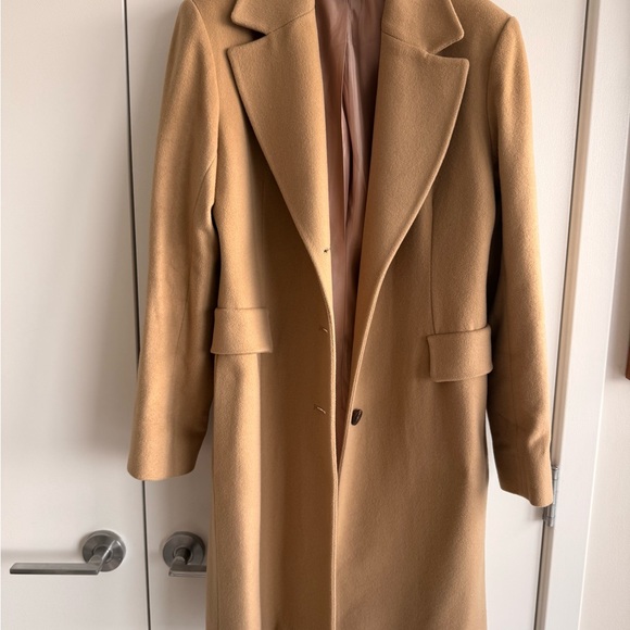 FLEURETTE Jackets & Blazers - Fleurette Women’s Camel Overcoat - 100% wool